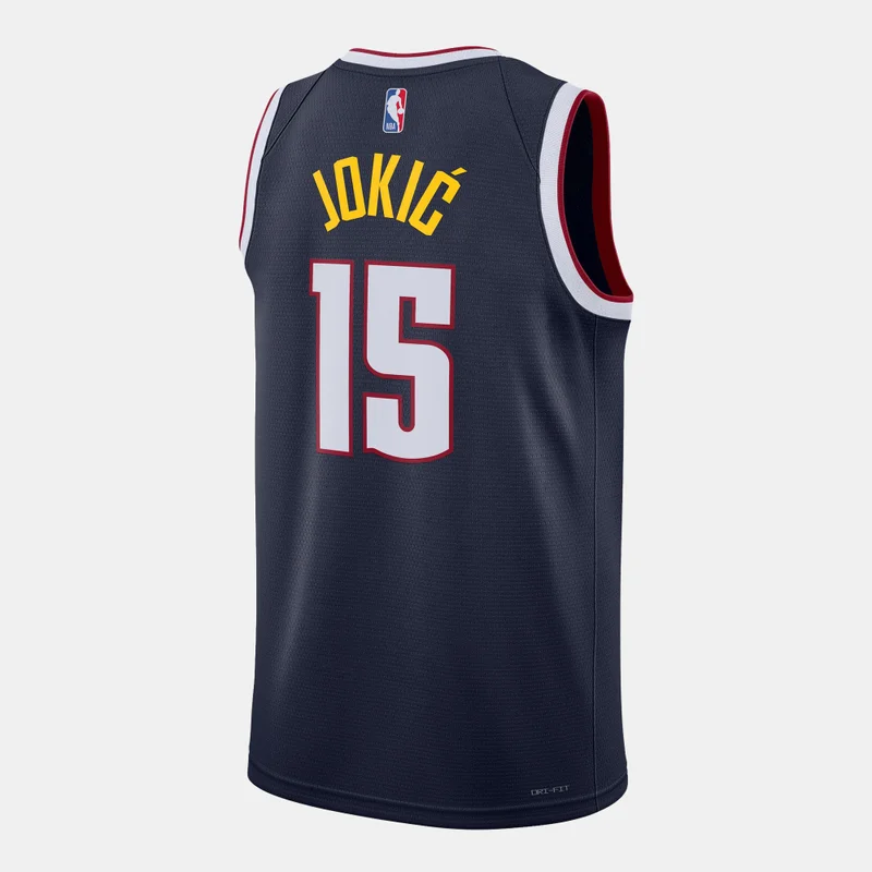 Nike Blue Men's NBA 22/23 Denver Nuggets Jokic Icon Edition Swingman Basketball Jersey for Men | Best Price UAE